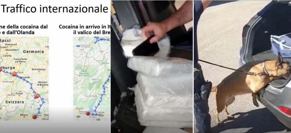 Traffico internazionale di droga, l'eroina arrivava a Trento da Milano e la cocaina dalla Campania